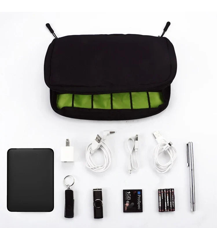 UTHAI T47 Portable Storage Bag – HDD, SSD, USB, Earphone & Charger Organizer Travel Case