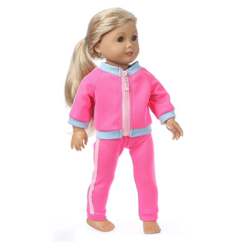 18-Inch American Girl Doll Clothes – Coat, Tights & Pants Outfit for Newborn & Baby Dolls