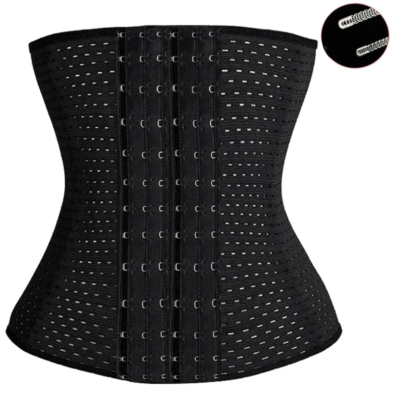 Plus Size XS-5XL Steel Boned Waist Trainer Corset for Women – Postpartum Shapewear Bustier Cinta Modeladora