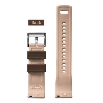 Premium Silicone Watch Band – Quick Release Rubber Strap, 18mm 20mm 22mm Replacement Watchband