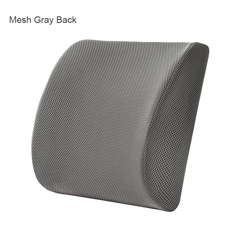 Orthopedic Memory Foam Seat Cushion – Hemorrhoid Relief, Car & Office Chair Lumbar Support, Breathable Pain Relief Pillow