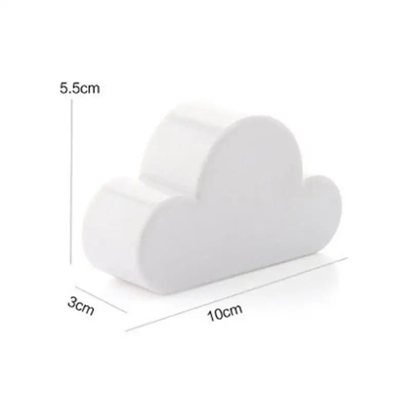 Creative 3D Cloud Magnet Keychain Holder - Wall-Mounted Neodymium Magnetic Key Hanger for Home Decor