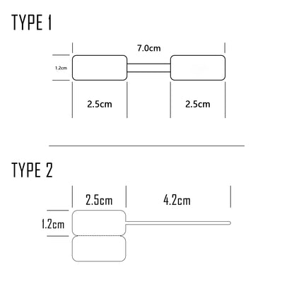 100pcs Square Head Bracelet Rings – Custom Logo Label Price Tags for Jewelry Display & Packaging Accessories Wholesale