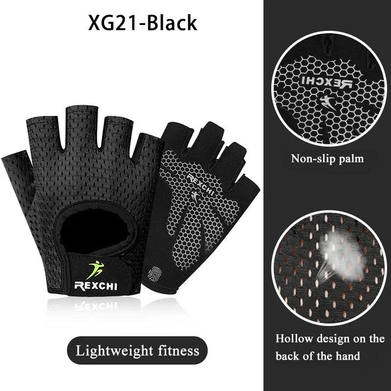 Gym Fitness Gloves – Half Finger Weight Lifting & Training Gloves for Men & Women, Workout Hand Protection