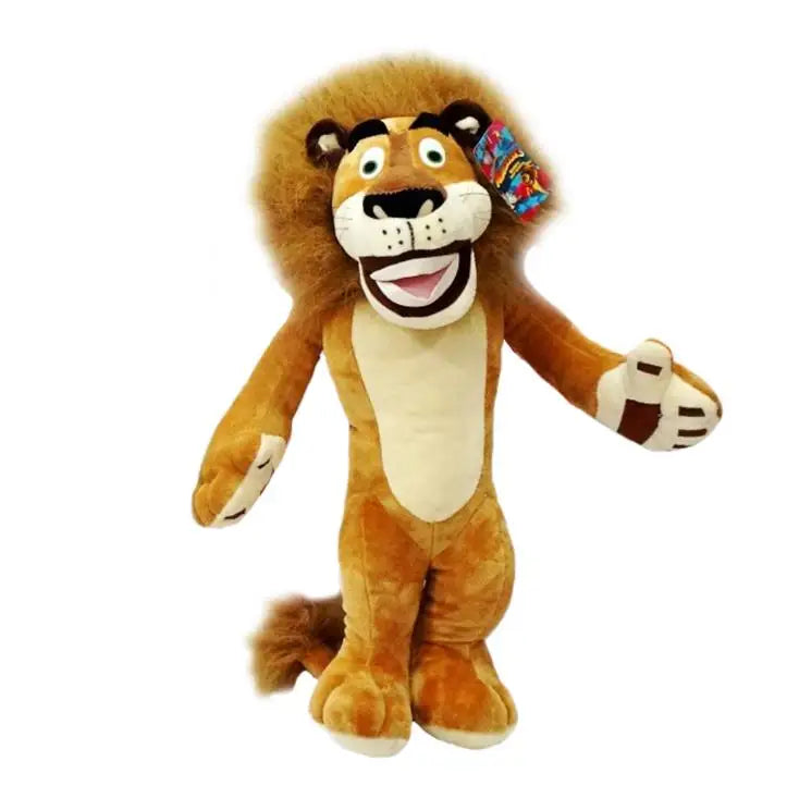 20-35cm Madagascar Plush Toy Set — 6 Styles Soft Stuffed Animal Dolls: Giraffe, Hippo, Lion, Penguin, Zebra, Lemur, Kids Gift