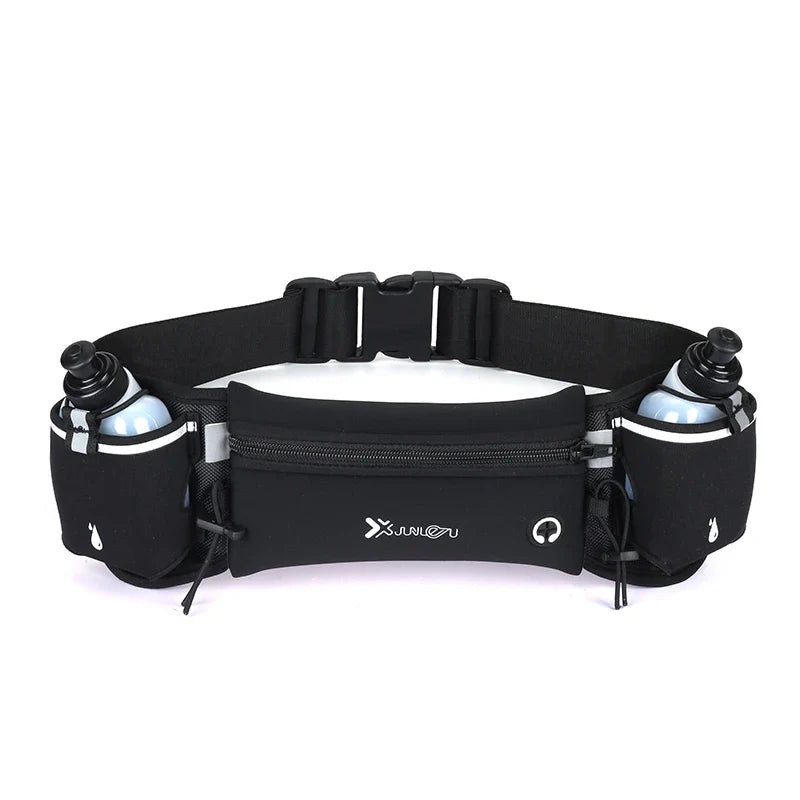 Marathon Trail Running Waist Pack – Dual Pocket Fanny Belt for Phone, Water Bottle & Fitness for Men & Women