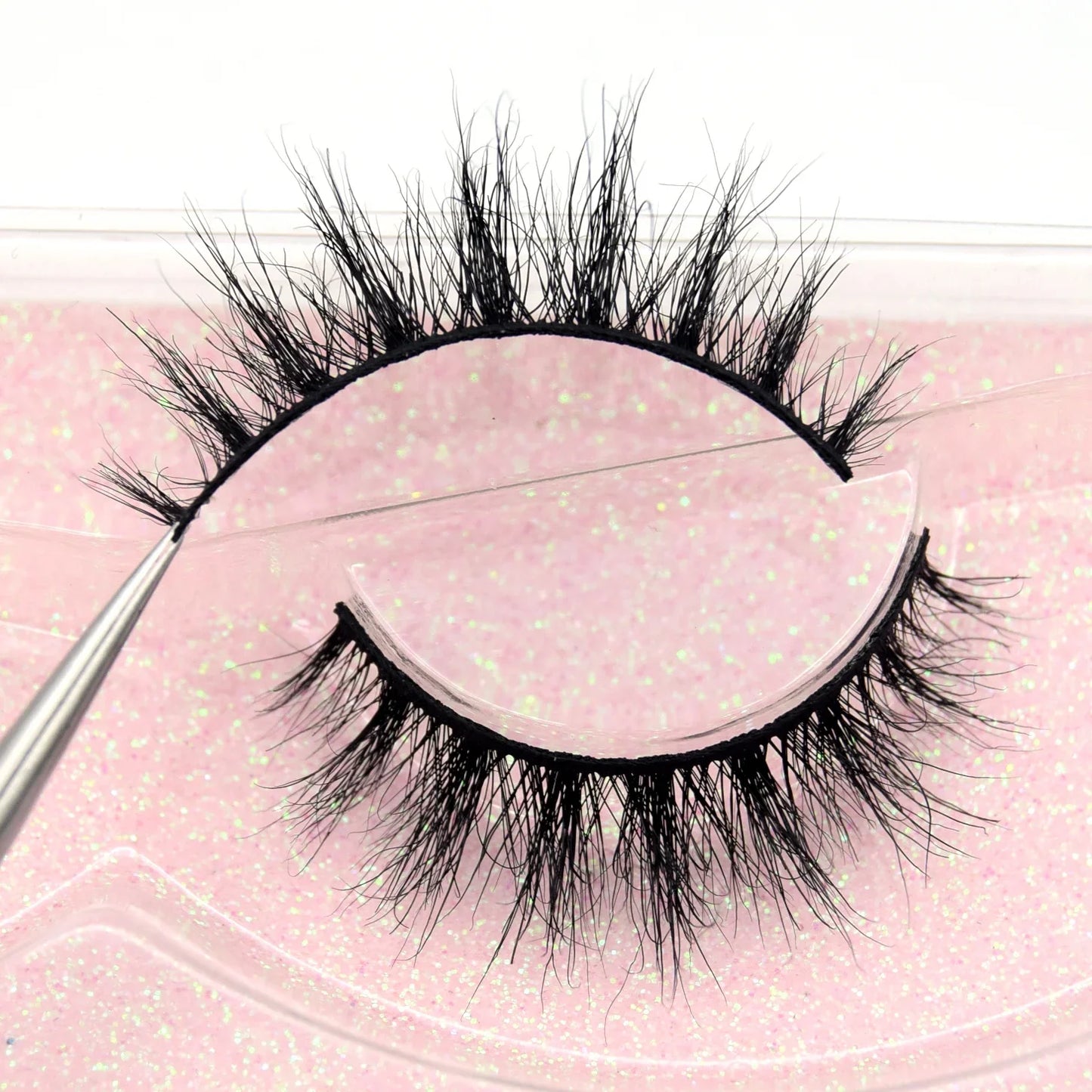 Visofree 13mm 3D Mink Eyelashes – Natural Long Handmade Cruelty-Free False Lashes for Makeup G04
