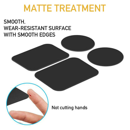 Metal Plate Sticker for Magnetic Phone Holders: Iron Sheet Disk for Magnet Mobile Phone Holder - Compatible with Magnetic Car Phone Stand, 1/3/5PCS