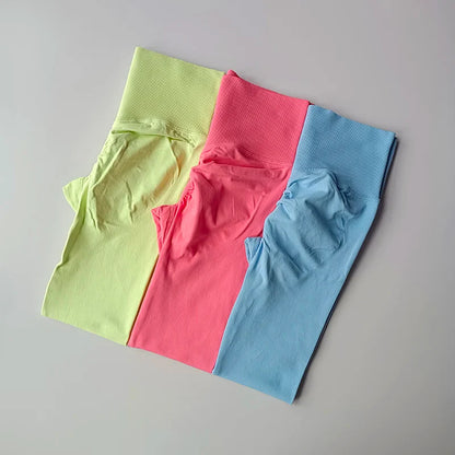 High Waist Women’s Yoga Leggings – Seamless Push-Up Fitness, Running & Gym Pants with Hip Lift and High Elasticity