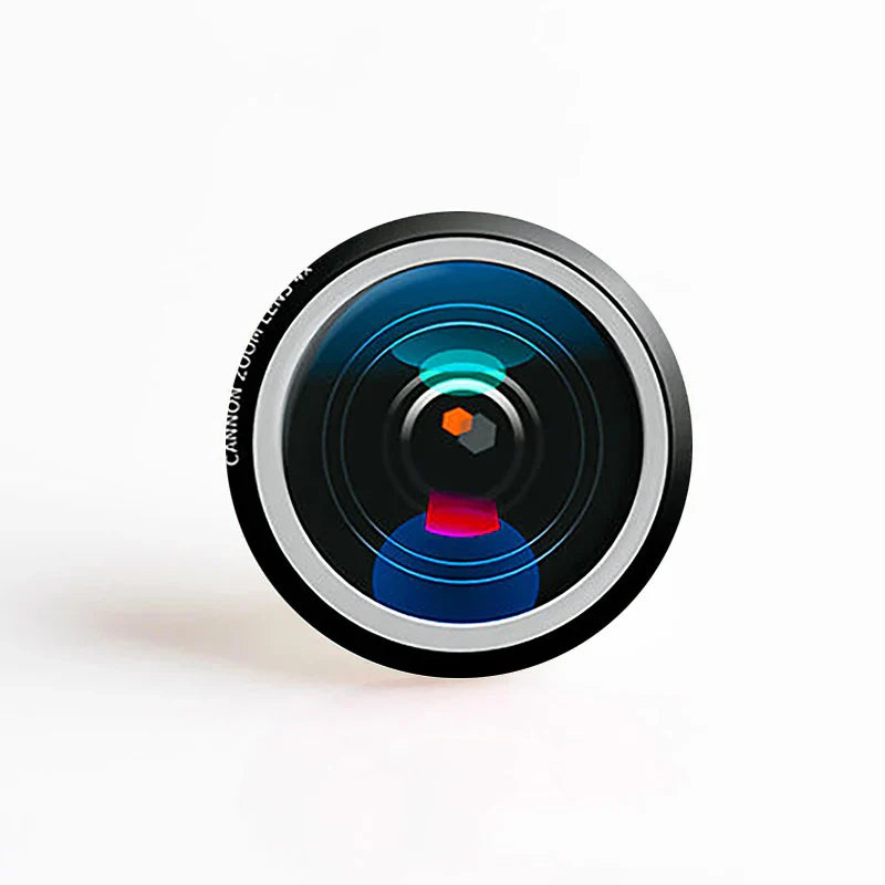 5Pcs 25mm Camera Lens Photo Print Glass Cabochon DIY Jewelry Pendant Supplies Handmade Cameo Accessories Set