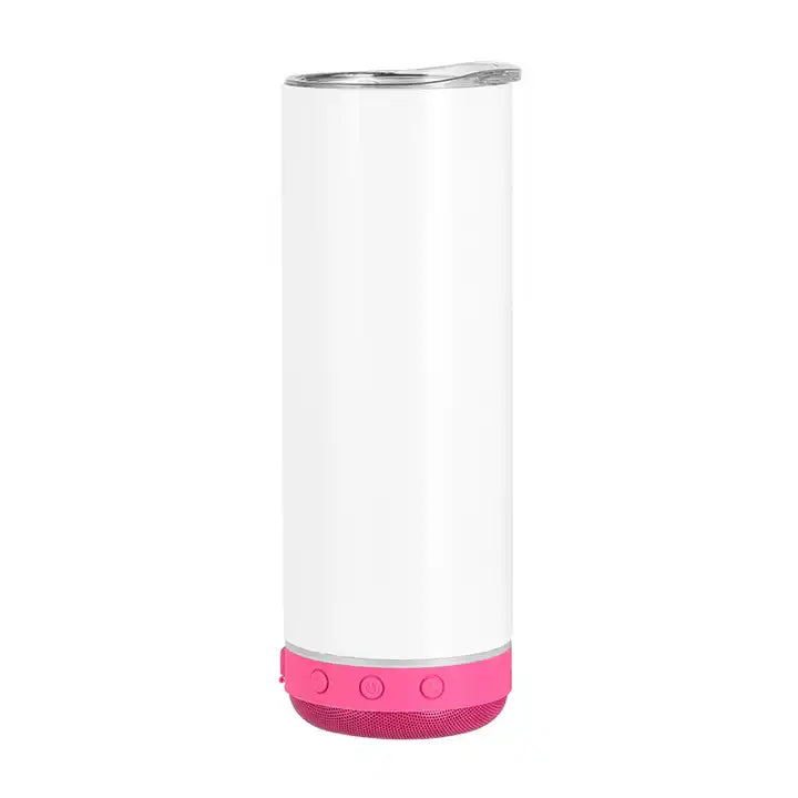20oz Bluetooth Speaker Stainless Steel Tumbler for Sublimation