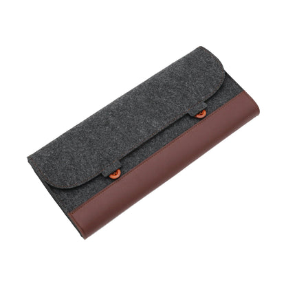 PU Felt Keyboard Carrying Case – Protective Bag for Planck 40%, 60%, 80%, 100%, GH60, XD64, TADA68, TKL 87/104, ANSI, BM60/65/68, Poker Keyboards