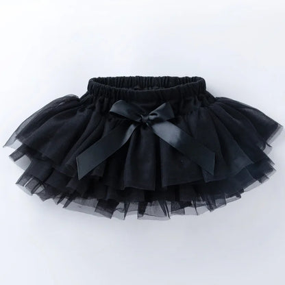 Baby Girl Tutu Skirt - Fluffy Multi-Layer Princess Pantskirt for Parties