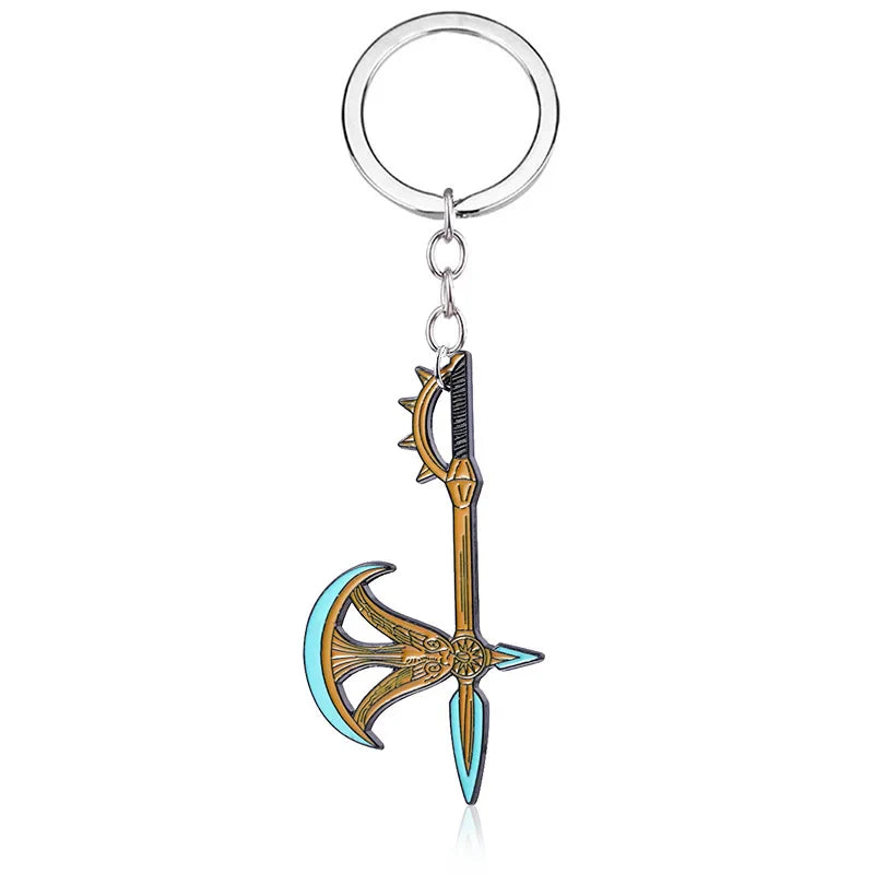 Anime Seven Deadly Sins Escanor Rhitta Keychain – Axe Bottle Opener Pendant Keyring Jewelry Gift for Men & Women