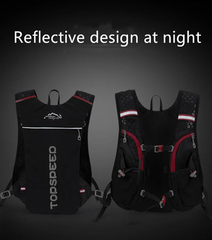 5L Ultralight Outdoor Trail Running Backpack — Hydration Vest with 500ML Water Bottle for Men