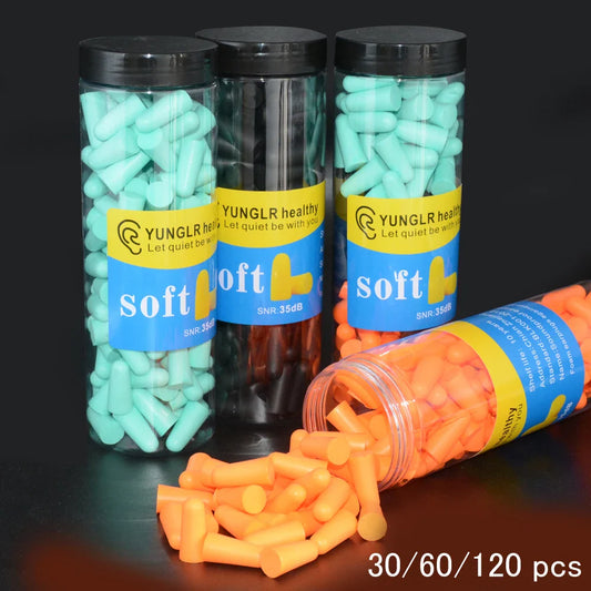 Foam Ear Plugs for Sleep – Noise Reduction, Music Cancelling, Anti-Noise Insulation Earplugs