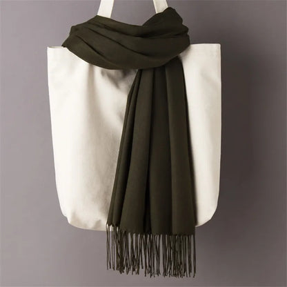 Women's Pashmina Scarf — Cashmere Feel Shawl & Wrap for Evening Dresses, Travel, Office, Winter, and Weddings