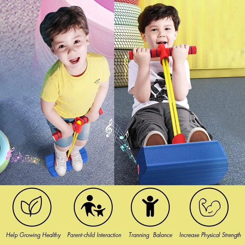 Foam Pogo Jumper for Kids: Outdoor Fun Toy Gift for Boys and Girls (3+) - Perfect Present for Autistic Kids and Children with Autism