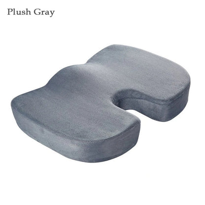 Orthopedic Memory Foam Seat Cushion – Hemorrhoid Relief, Car & Office Chair Lumbar Support, Breathable Pain Relief Pillow