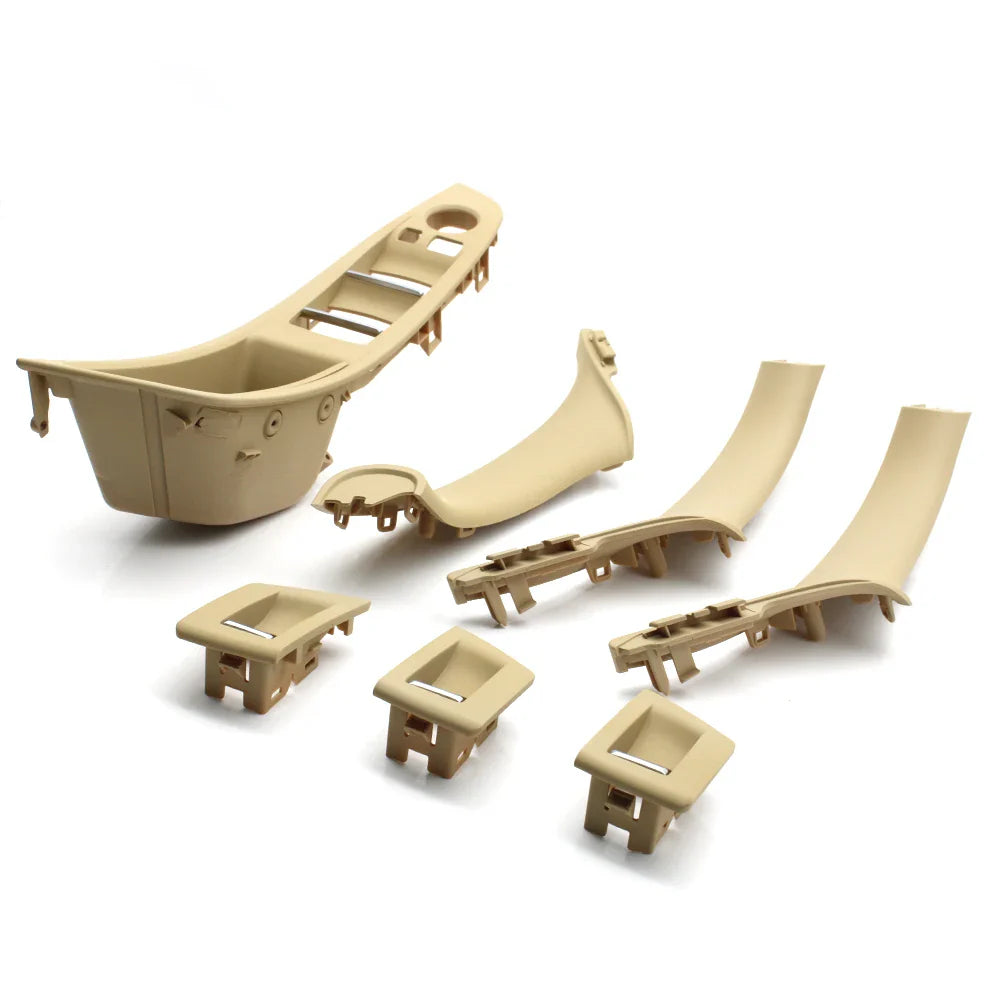 LHD/RHD Car Interior Door Armrest Handle Set | Beige, Black, Brown, Oyster for BMW 5 Series F10 F11 523i-530i