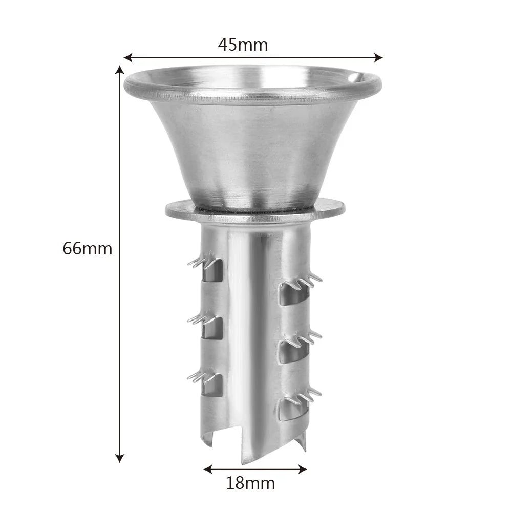 Stainless Steel Hand Juicer Pourer Screw: Manual Lemon Squeezer for Lemon, Orange, Limes, Citrus - Juice Squeeze Fruit Tool