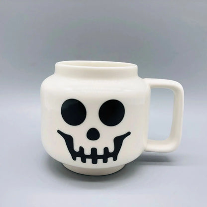 Smile Cartoon Ceramic Mug - Cute Funny Expression Coffee, Milk & Tea Cup for Kids & Home