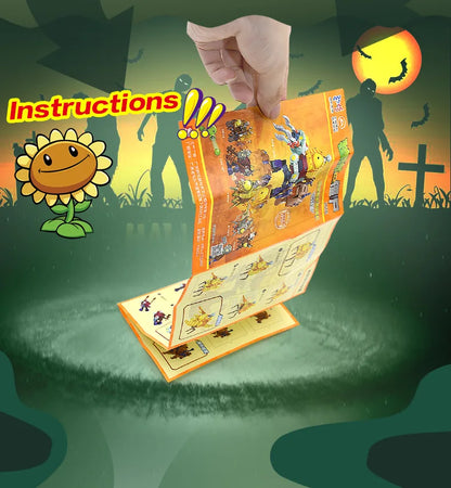 5-in-1 Plants vs Zombies Boss Robot Action Figure Set – PVC Educational Toy Gift for Kids