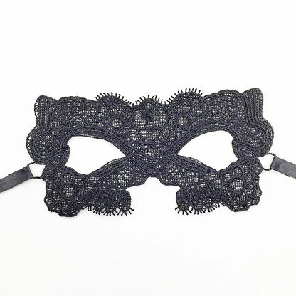 Sexy Lace Eye Mask for Women — Venetian Masquerade, Halloween & Carnival Half-Face Cosplay Party Mask