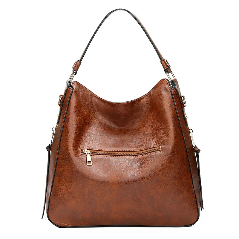 DIDABEAR Leather Hobo Bag for Women - Fashion Shoulder Bag, Large Capacity Vintage Tote Purse