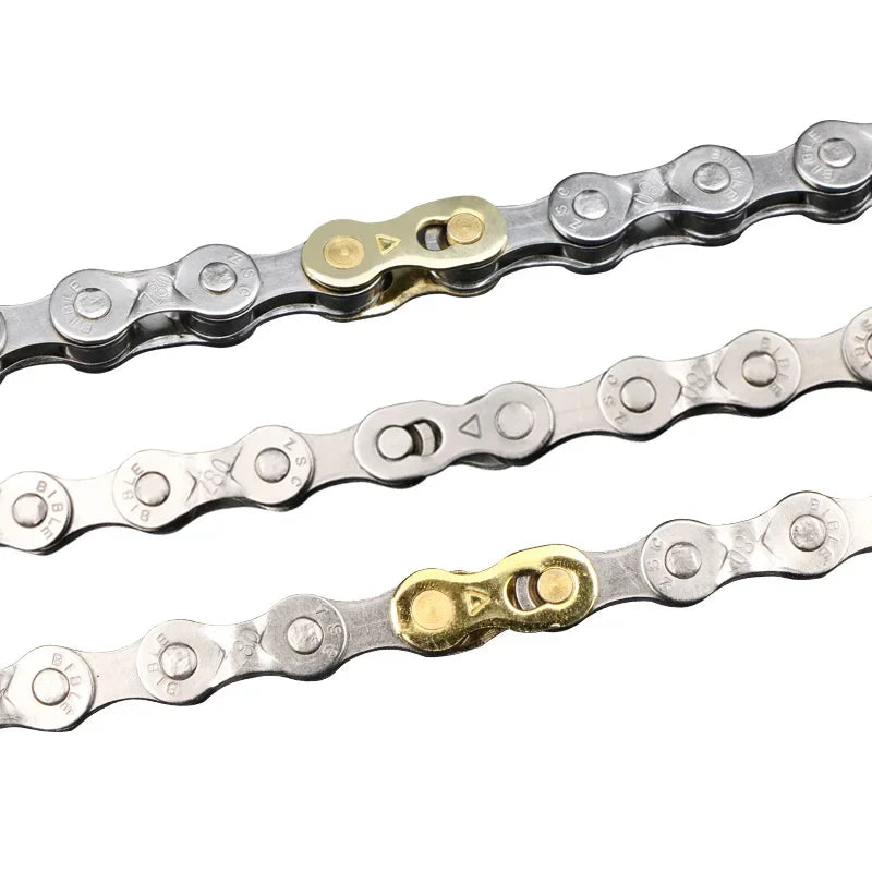 5 Pair Bicycle Chain Link Connectors — Quick Release Master Links for 6–12 Speed MTB Bikes