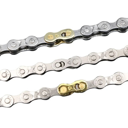 5 Pair Bicycle Chain Link Connectors — Quick Release Master Links for 6–12 Speed MTB Bikes