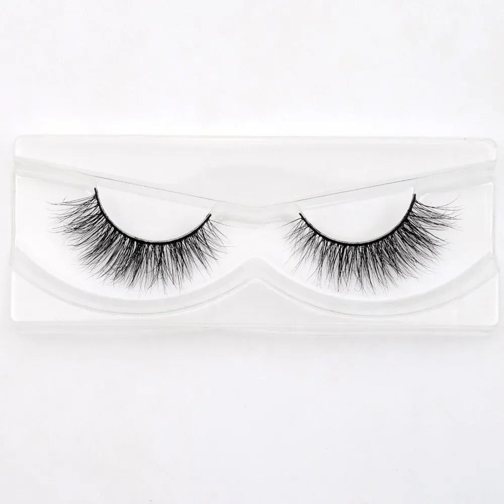 Visofree 3D Mink Eyelashes – Thick Handmade Full Strip Cruelty-Free False Lashes for Makeup M56