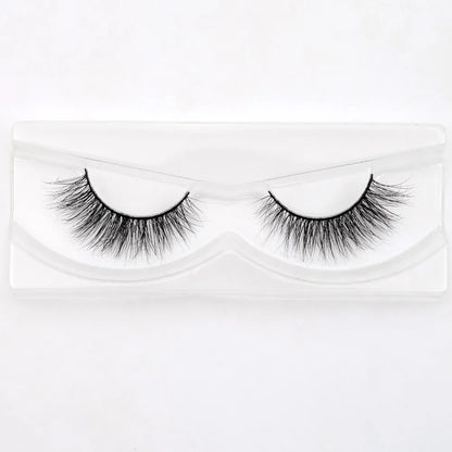 Visofree 3D Mink Eyelashes – Thick Handmade Full Strip Cruelty-Free False Lashes for Makeup M56