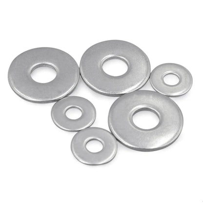 2/50pcs M2.5-M16 A2-70 304 Stainless Steel Oversized Flat Washers — Large Wide Plain Gaskets