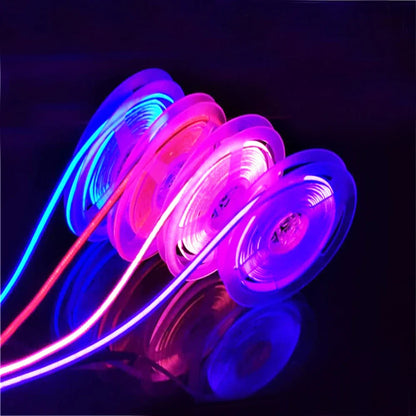 DC 5V USB LED COB Strip Light – High Density 320LED Flexible Tape Lighting in Warm White, Natural White, Red, Blue & Green for Home Decor