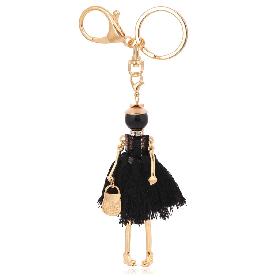 Trendy Women’s Metal Charm Keychain 2026 – Cute Statement Bag Pendant Jewelry Gift for Ladies