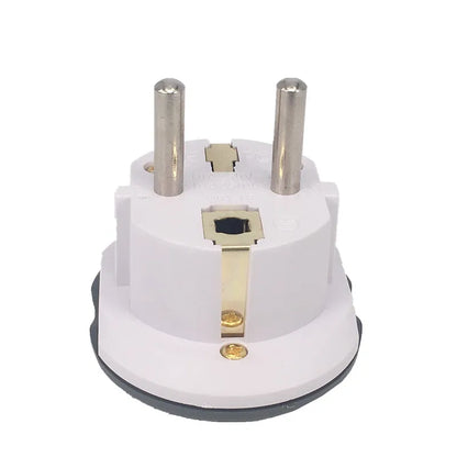 Korea EU Plug Adapter 16A 250V – High-Quality Universal Travel Converter with 2 Round Sockets for AU, US, UK, CN to EU/KR Wall Socket