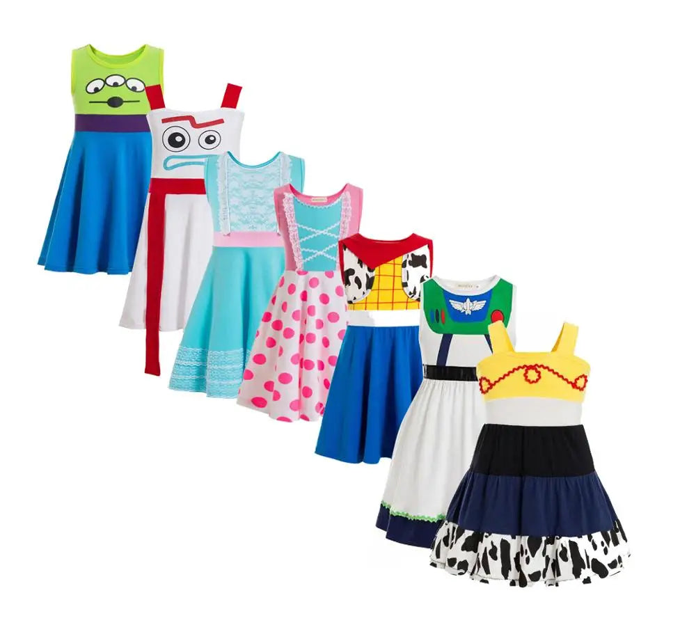 Jessie Cowgirl Costume Dress - Cute Toy Story Inspired Outfit for Girls & Toddlers