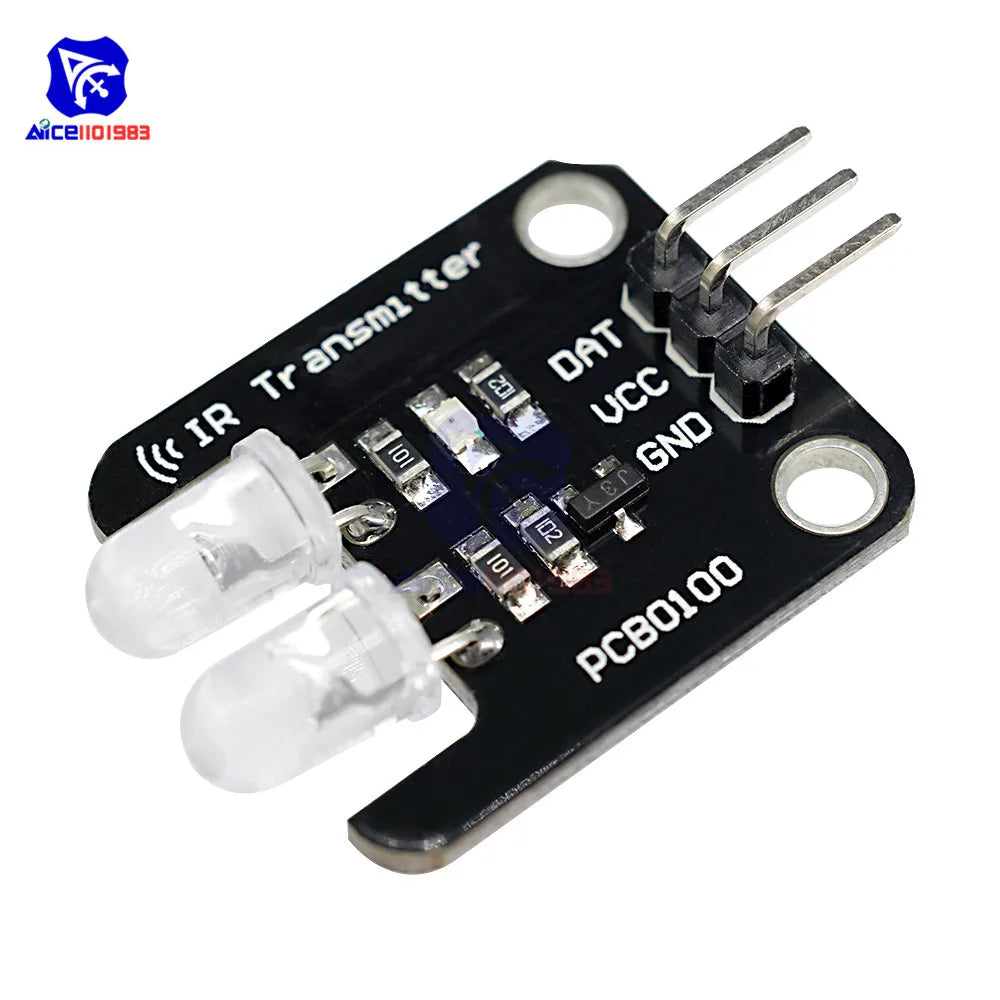 diymore PCB0100 2-Channel Infrared Transmitter Module — IR Transmitter for Arduino Electronic Projects