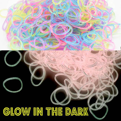 NICE! 600pcs Rainbow Loom Rubber Bands – DIY Bracelet Making Kit for Kids, Hair Ties, Xmas Gift 2021