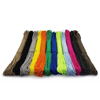 100FT 3mm Paracord Rope – Heavy Duty Parachute Cord for Hiking, Camping, Survival & DIY Bracelets