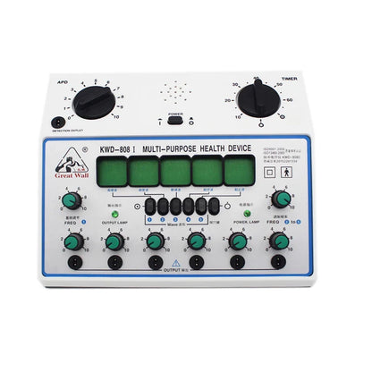 Electro Acupuncture Stimulator Machine – Nerve & Muscle Therapy with 6 Waveforms, 6 Output EMS Massager