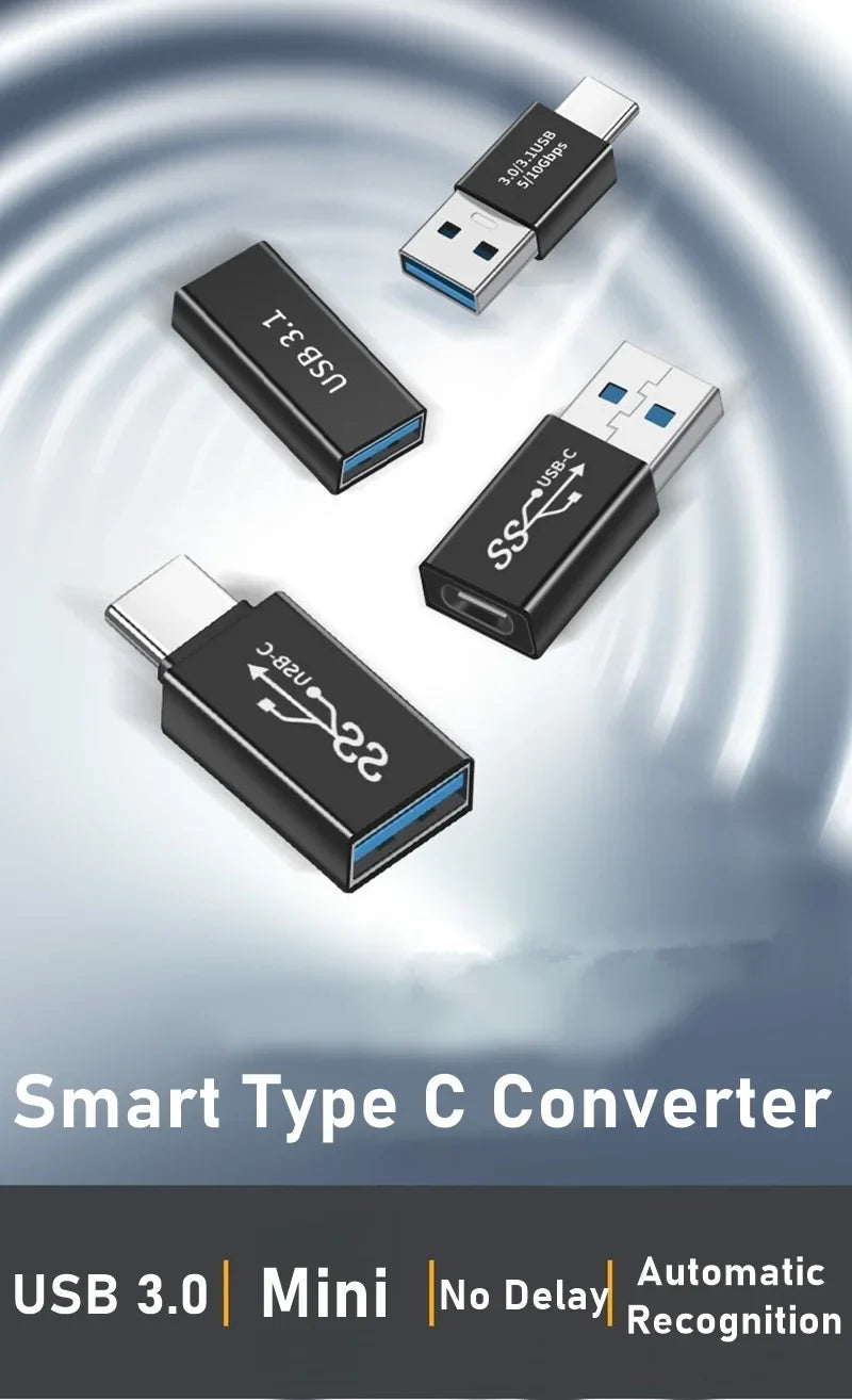 Tongdaytech Type C OTG USB Adapter – USB-C Male to USB-A Female Converter for MacBook, Samsung S20, OTG Connector