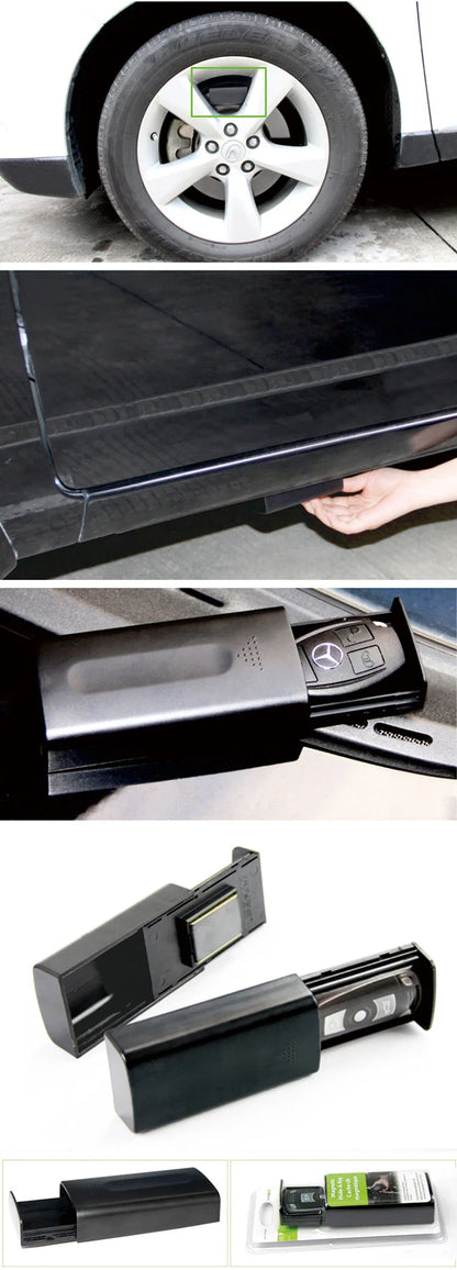 Magnetic Key Safe Box – Hidden Storage for Car Keys & Valuables (Outdoor, Home, Office, Truck, Caravan)