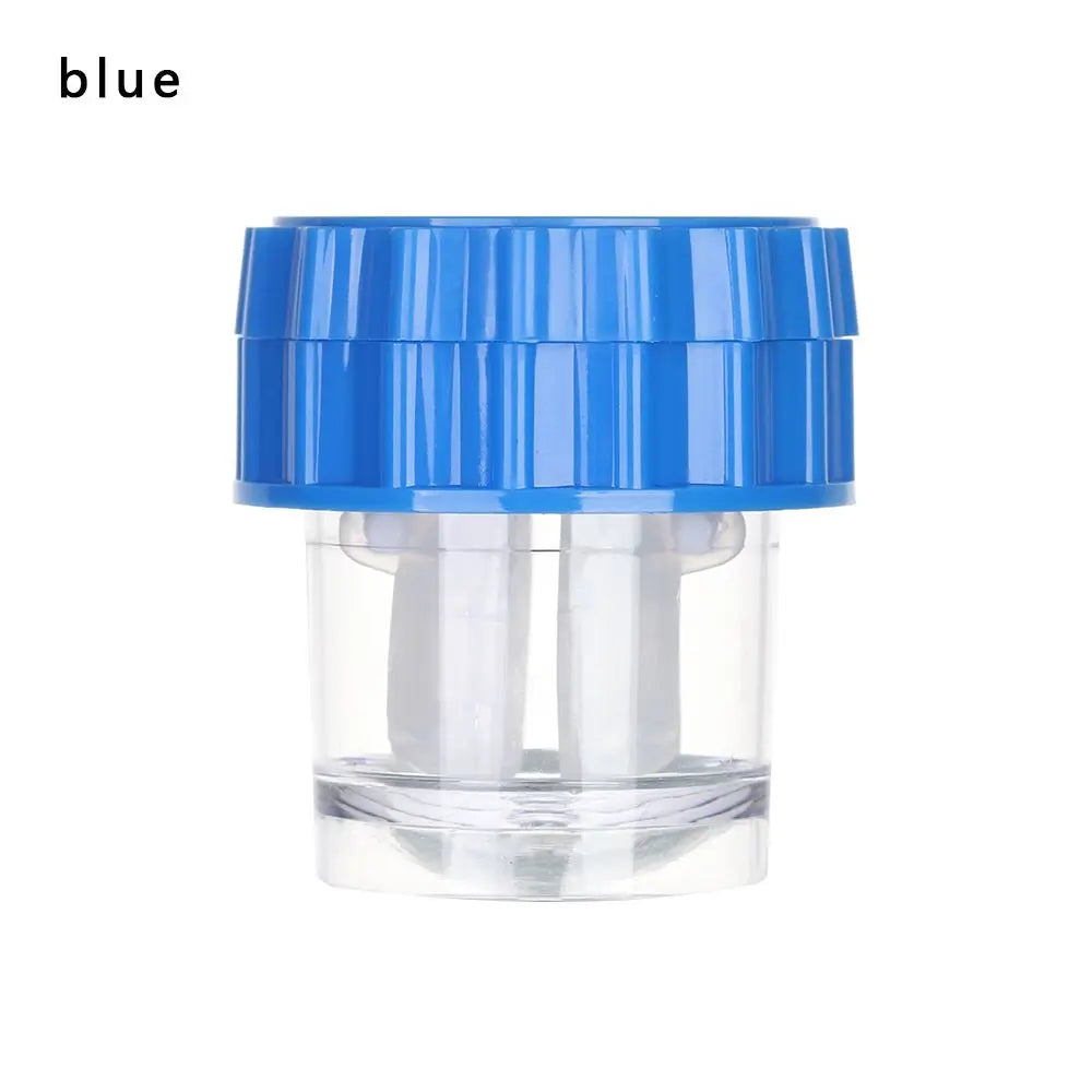 Manually Rotating Contact Lens Cleaner Case Portable Plastic Lens Storage Holder Cleaning Container Travel Accessory Tool