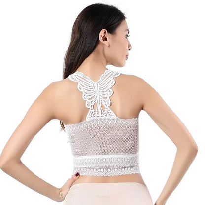 Seamless Strapless U-Back Women’s Bralette – Wireless Lace Sport Bra Top, Backless Comfortable Underwear for Everyday Wear