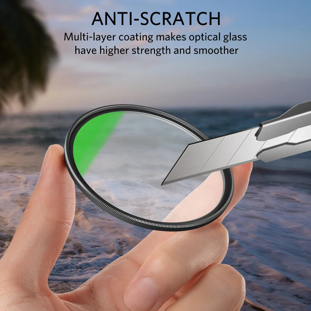 WEYLLAN MC HD Ultra Slim UV Lens Filter — Photography Camera Accessories (46mm to 77mm)