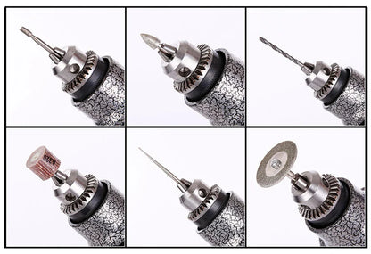 500W Electric Engraver Drill – 6-Speed Variable 35000RPM Rotary Grinder Polishing Tool 110V/220V