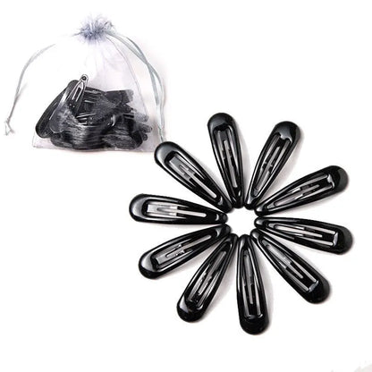 Girls’ Colorful Waterdrop Hairpins — 10/20/30/40PCS Cute Hair Clips & Barrettes Fashion Accessories for Kids
