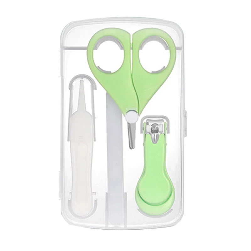 Baby Grooming & Health Care Kit – Multi-Piece Newborn Hygiene Set with Nail Cutter, Scissors & Cleaning Tools for Infant Care